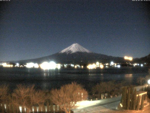 河口湖からの富士山