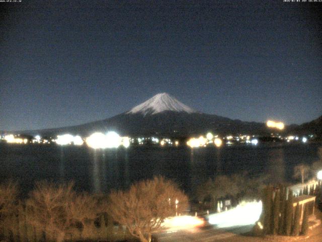 河口湖からの富士山