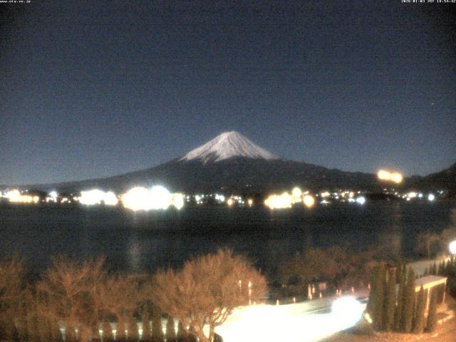 河口湖からの富士山