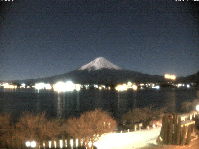 河口湖からの富士山