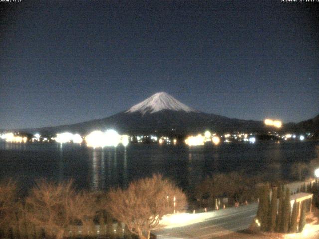 河口湖からの富士山