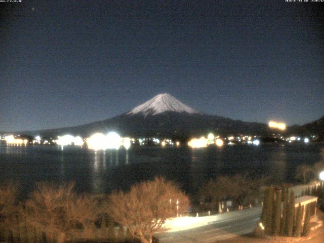河口湖からの富士山