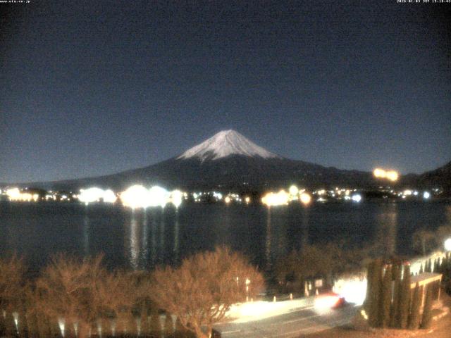 河口湖からの富士山