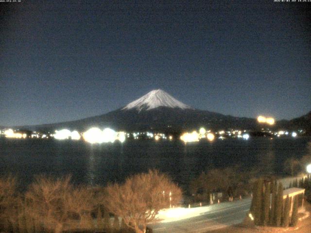 河口湖からの富士山