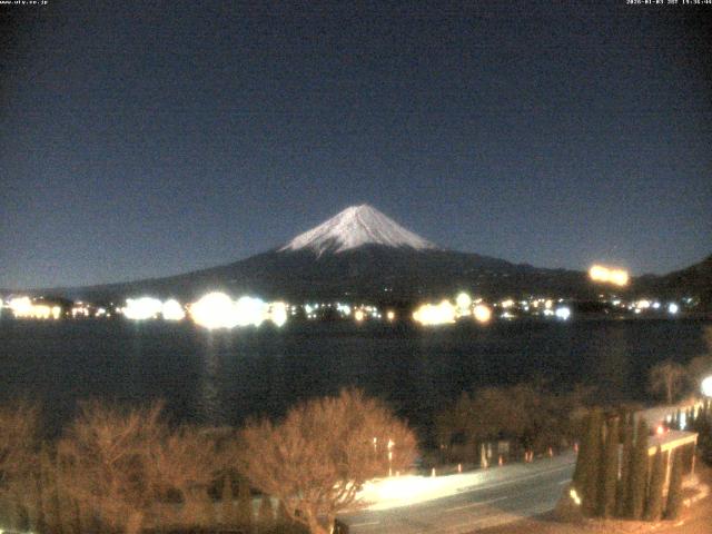 河口湖からの富士山