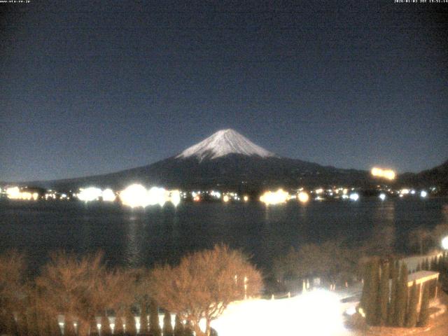 河口湖からの富士山