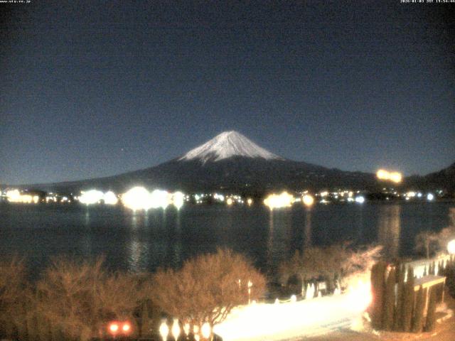 河口湖からの富士山