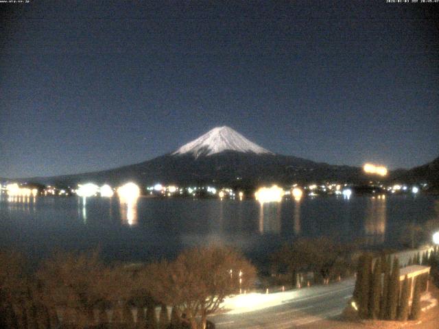 河口湖からの富士山