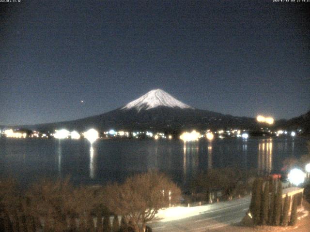 河口湖からの富士山