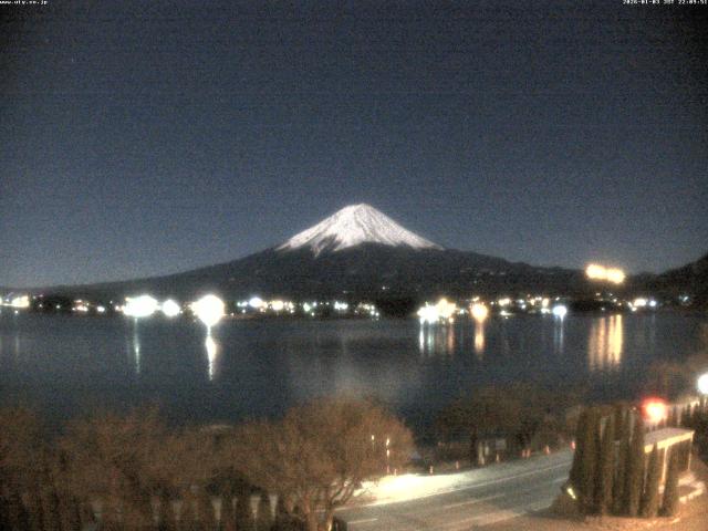 河口湖からの富士山