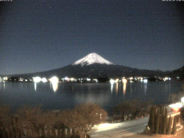 河口湖からの富士山