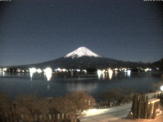 河口湖からの富士山