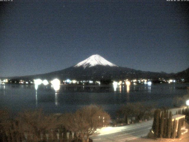 河口湖からの富士山