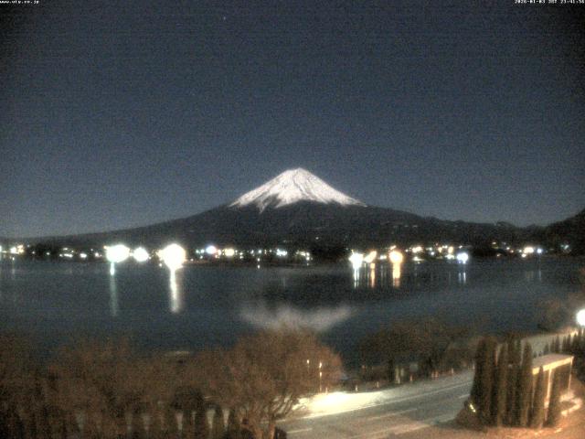 河口湖からの富士山