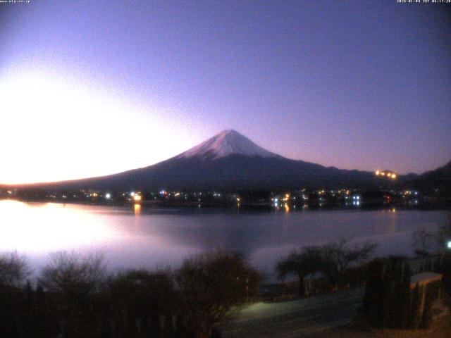 河口湖からの富士山