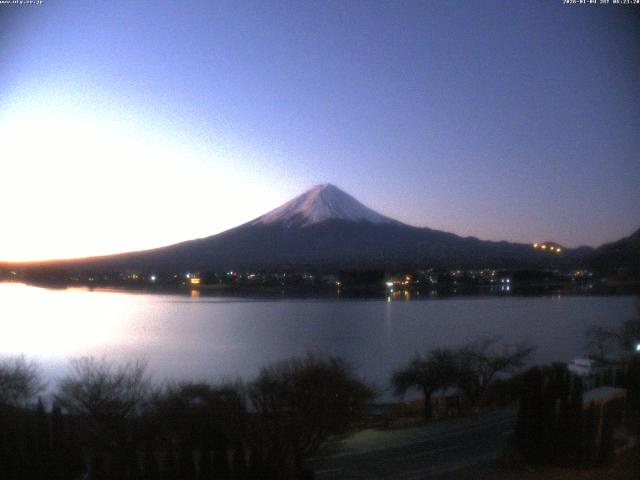 河口湖からの富士山