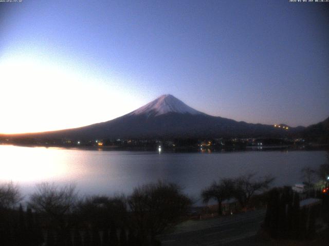 河口湖からの富士山
