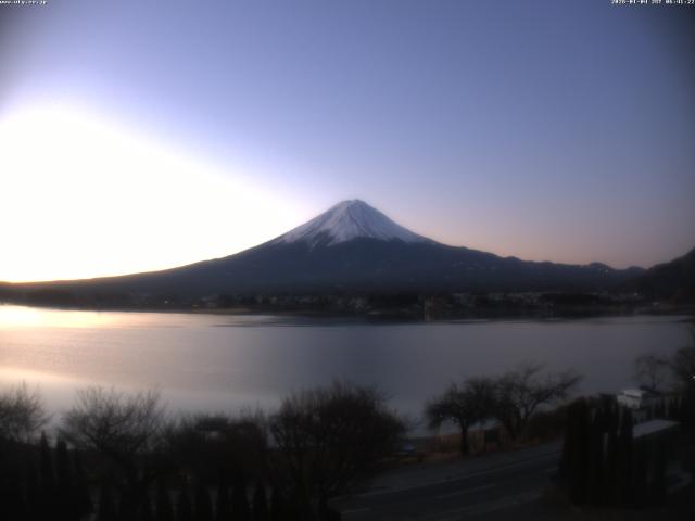 河口湖からの富士山