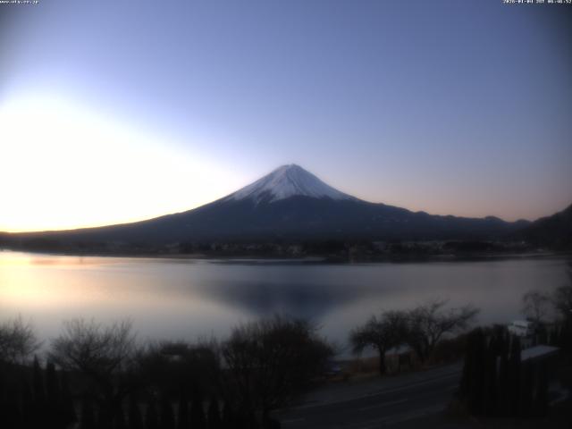 河口湖からの富士山