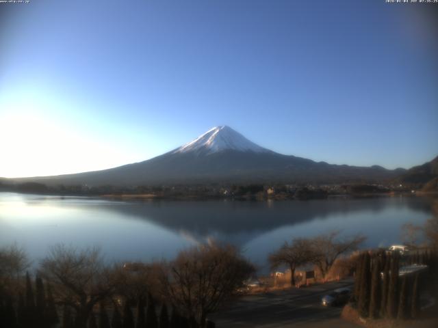 河口湖からの富士山