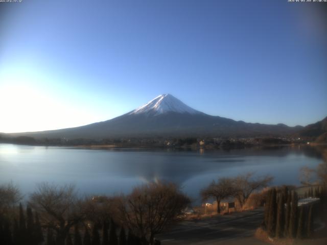河口湖からの富士山