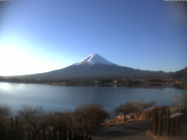 河口湖からの富士山