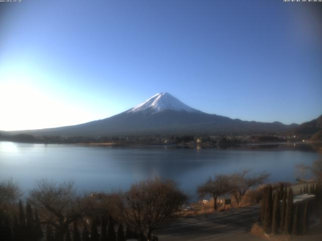 河口湖からの富士山