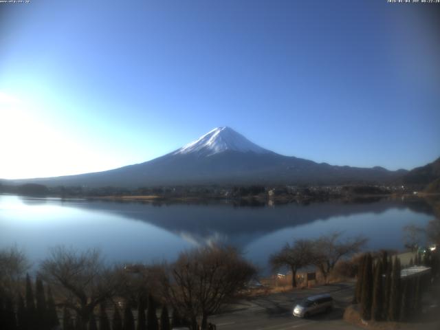 河口湖からの富士山