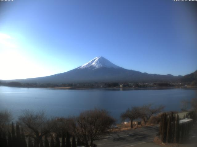 河口湖からの富士山