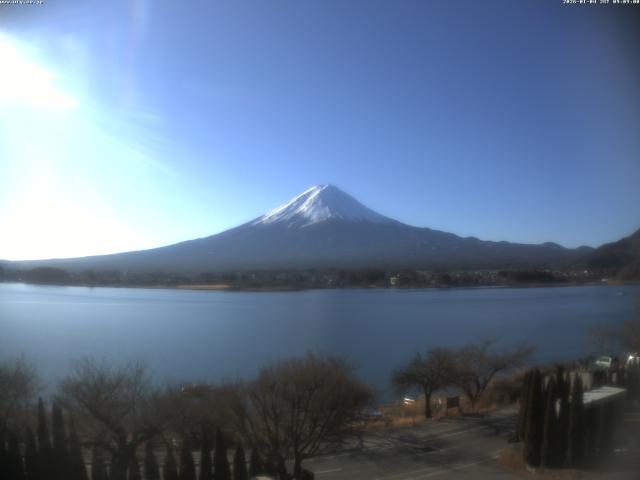 河口湖からの富士山