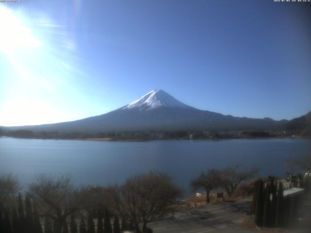 河口湖からの富士山