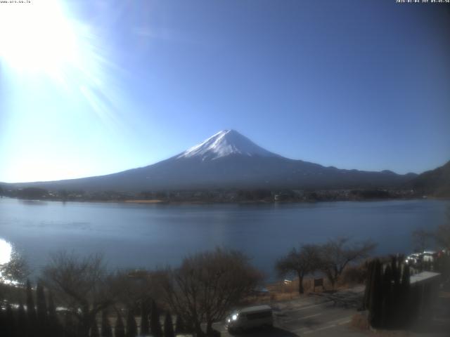 河口湖からの富士山