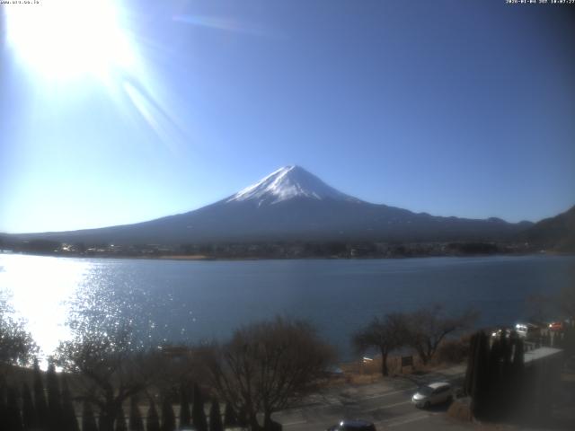 河口湖からの富士山