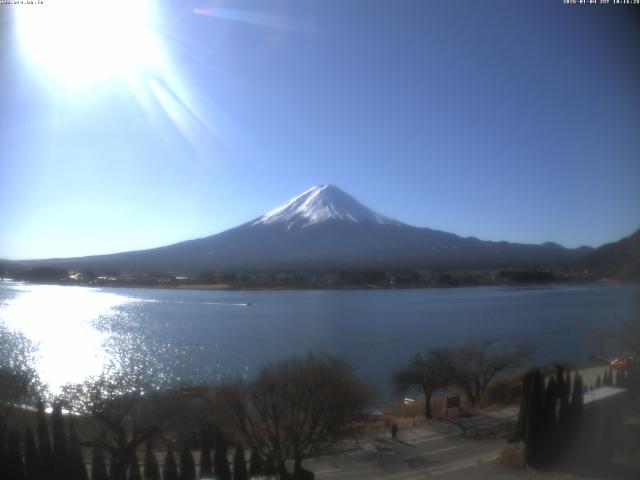 河口湖からの富士山