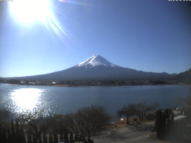 河口湖からの富士山