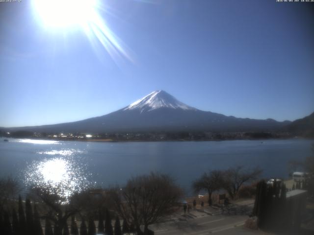 河口湖からの富士山