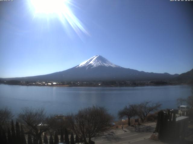 河口湖からの富士山
