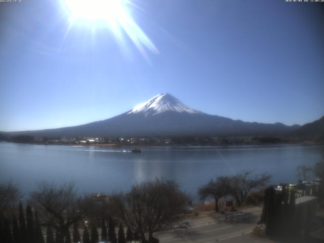 河口湖からの富士山