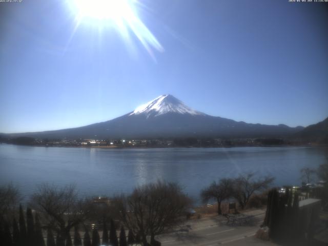 河口湖からの富士山