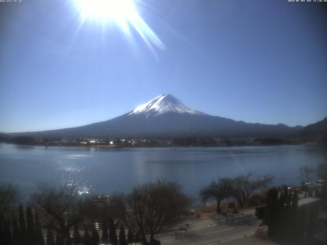 河口湖からの富士山
