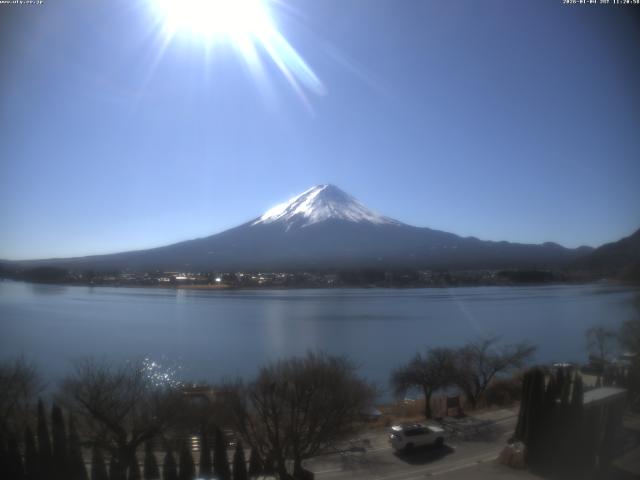 河口湖からの富士山