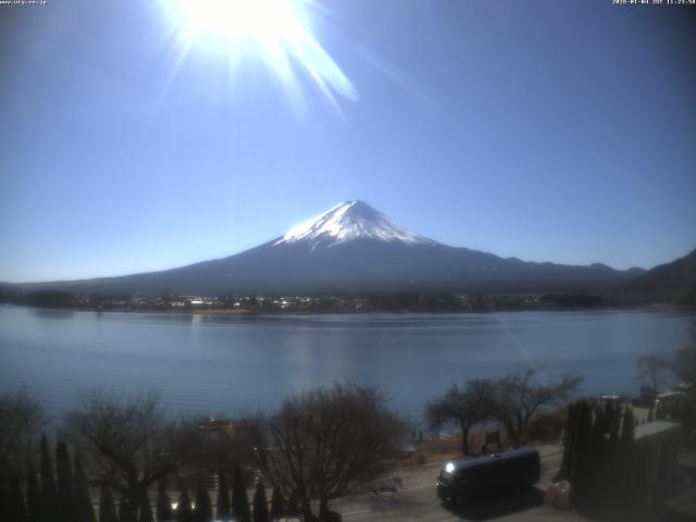 河口湖からの富士山