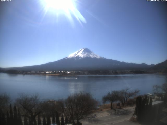 河口湖からの富士山