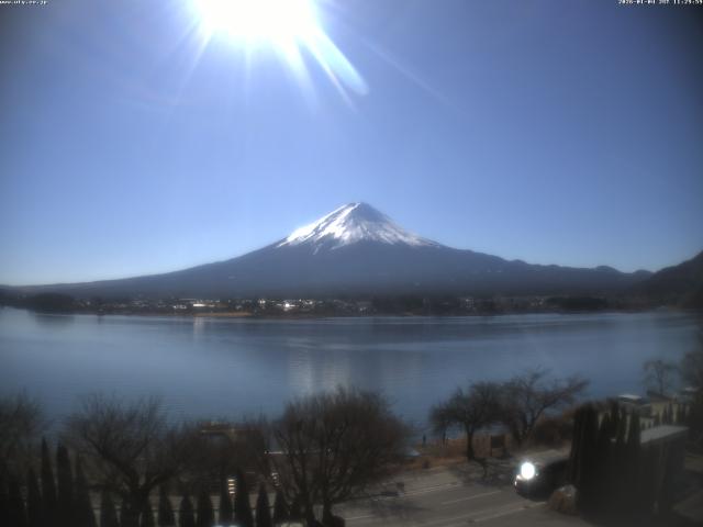 河口湖からの富士山