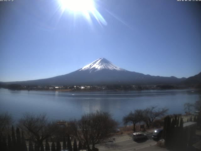 河口湖からの富士山