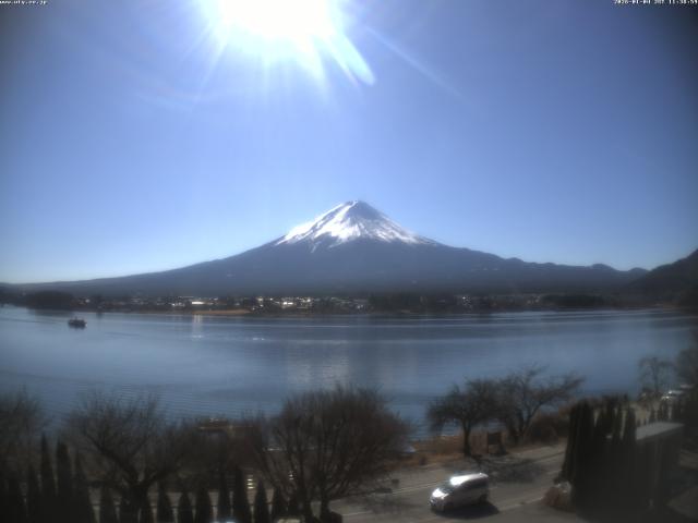 河口湖からの富士山