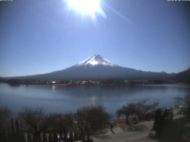 河口湖からの富士山