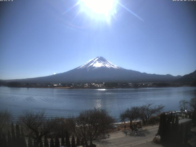 河口湖からの富士山