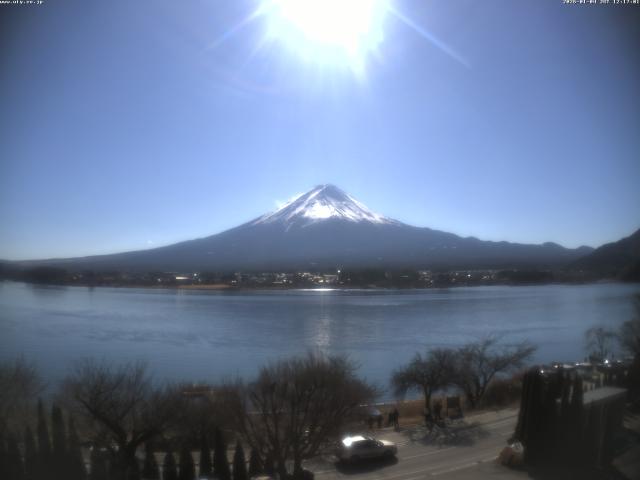 河口湖からの富士山