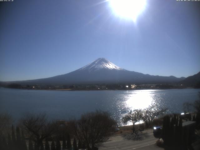 河口湖からの富士山